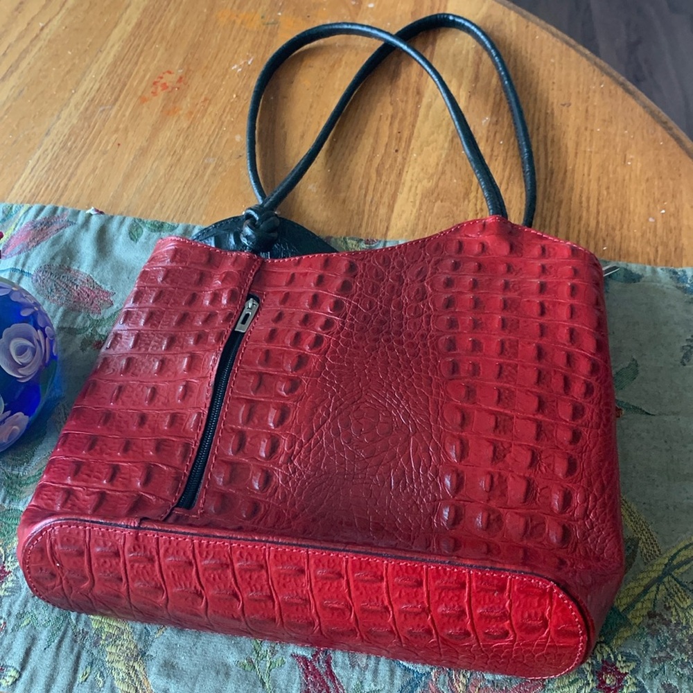 Borse in Pelle Italian Leather Shoulder Bag
